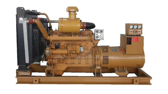 蓝山上柴250kw大型柴油二手发电机组